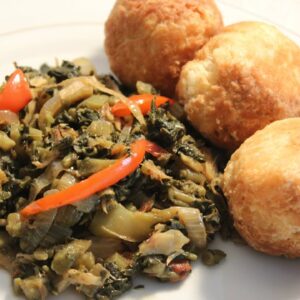 callaloo and saltfish